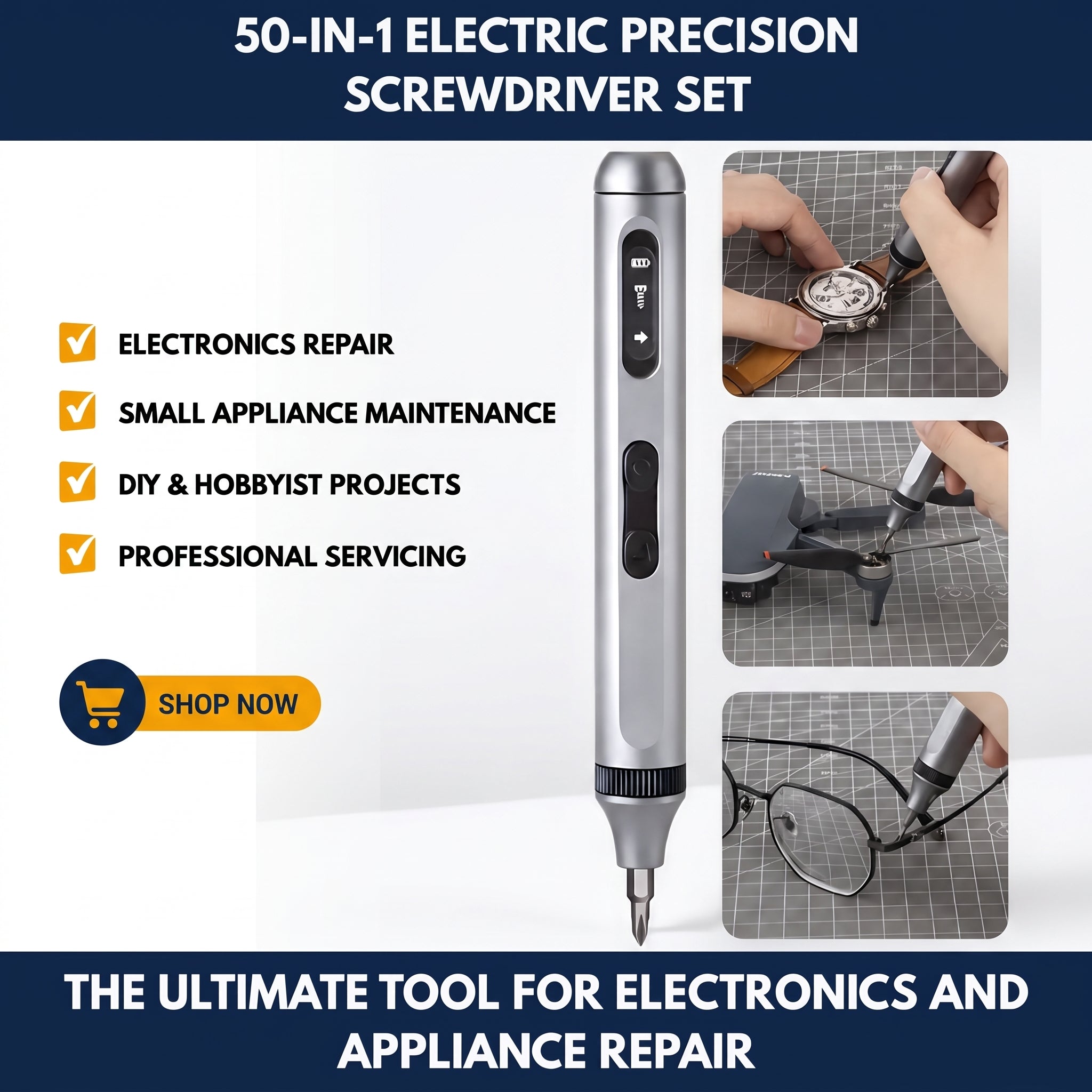 50-in-1 Electric Precision Screwdriver Set — QMT