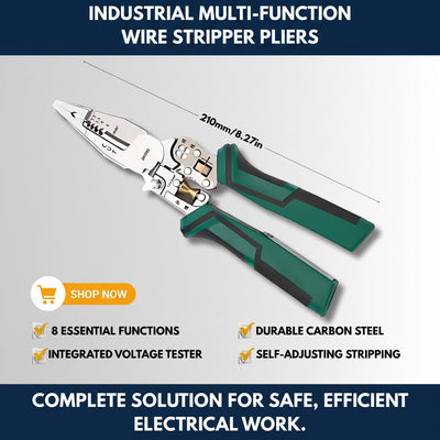 Industrial Multi-function Wire Stripper Pliers