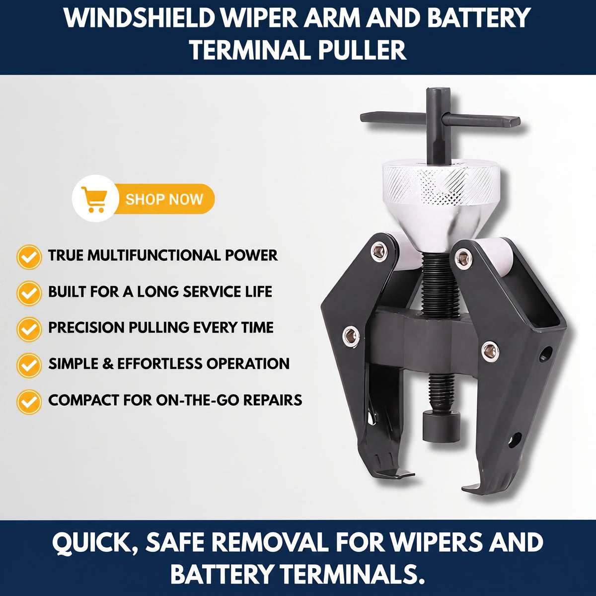 Windshield Wiper Arm and Battery Terminal Puller
