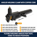 Angled Welding Clamp with Copper Core