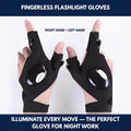 Fingerless Flashlight Gloves