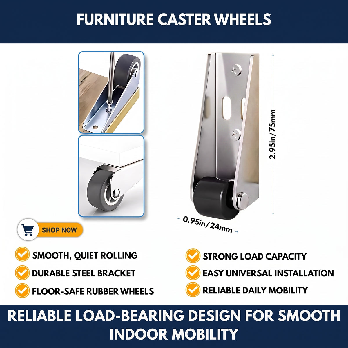 Furniture Caster Wheels