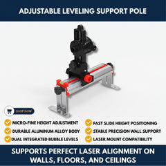 Multifunctional Adjustable Leveling Support Pole view 1