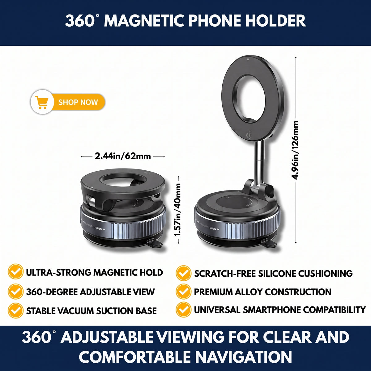 360° Magnetic Phone Holder