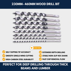 230mm- 460mm Wood Drill Bit view 1