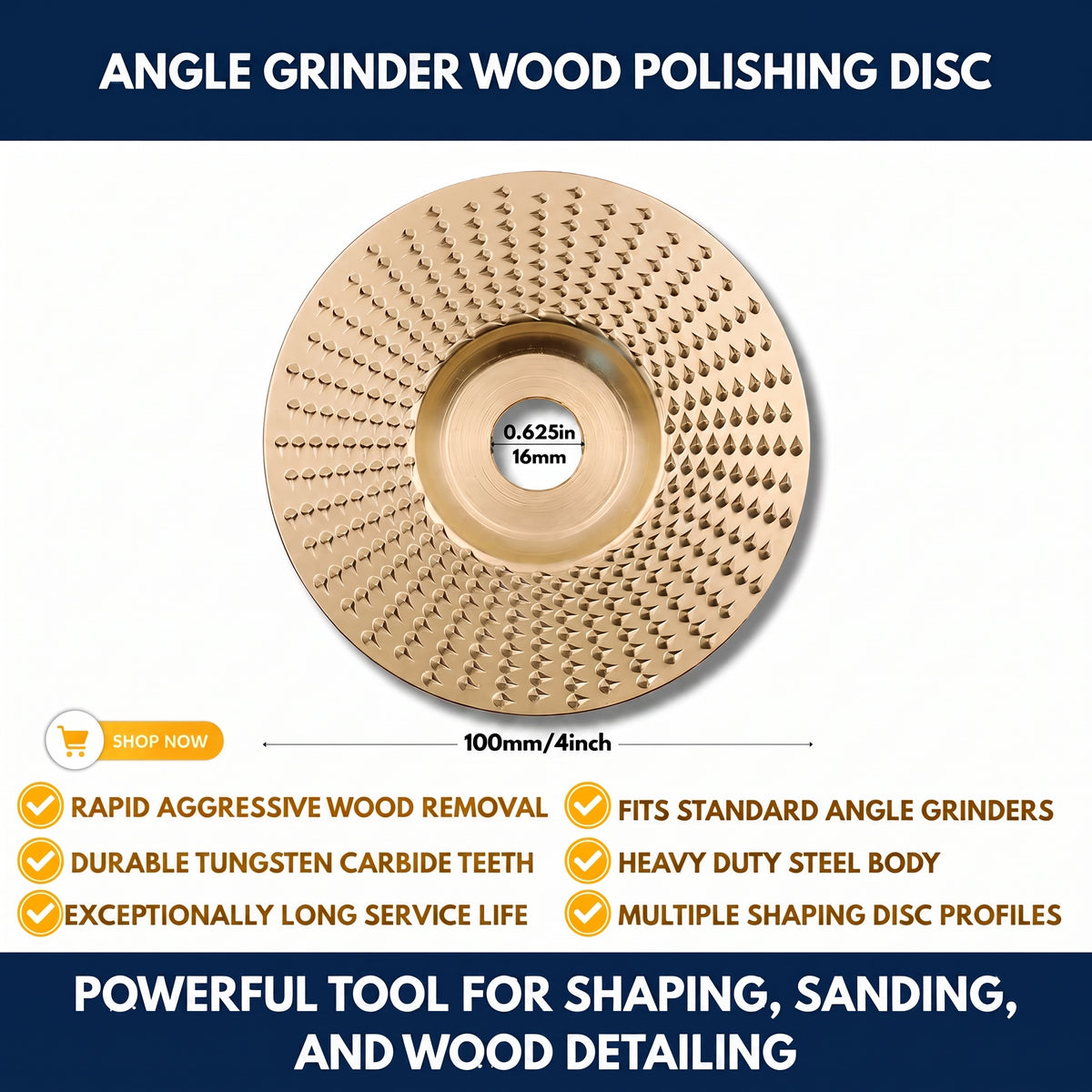 Angle Grinder Wood Polishing Disc