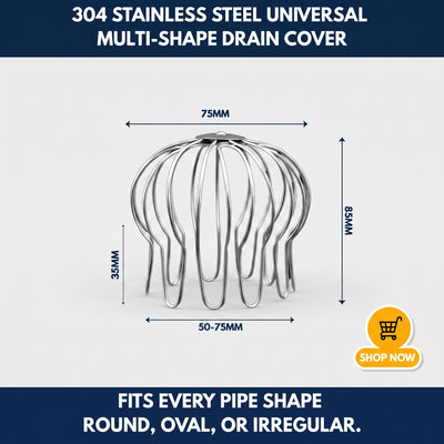304 Stainless Steel Universal Multi-Shape Drain Cover