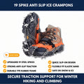 19 Spike Anti Slip Ice Crampons