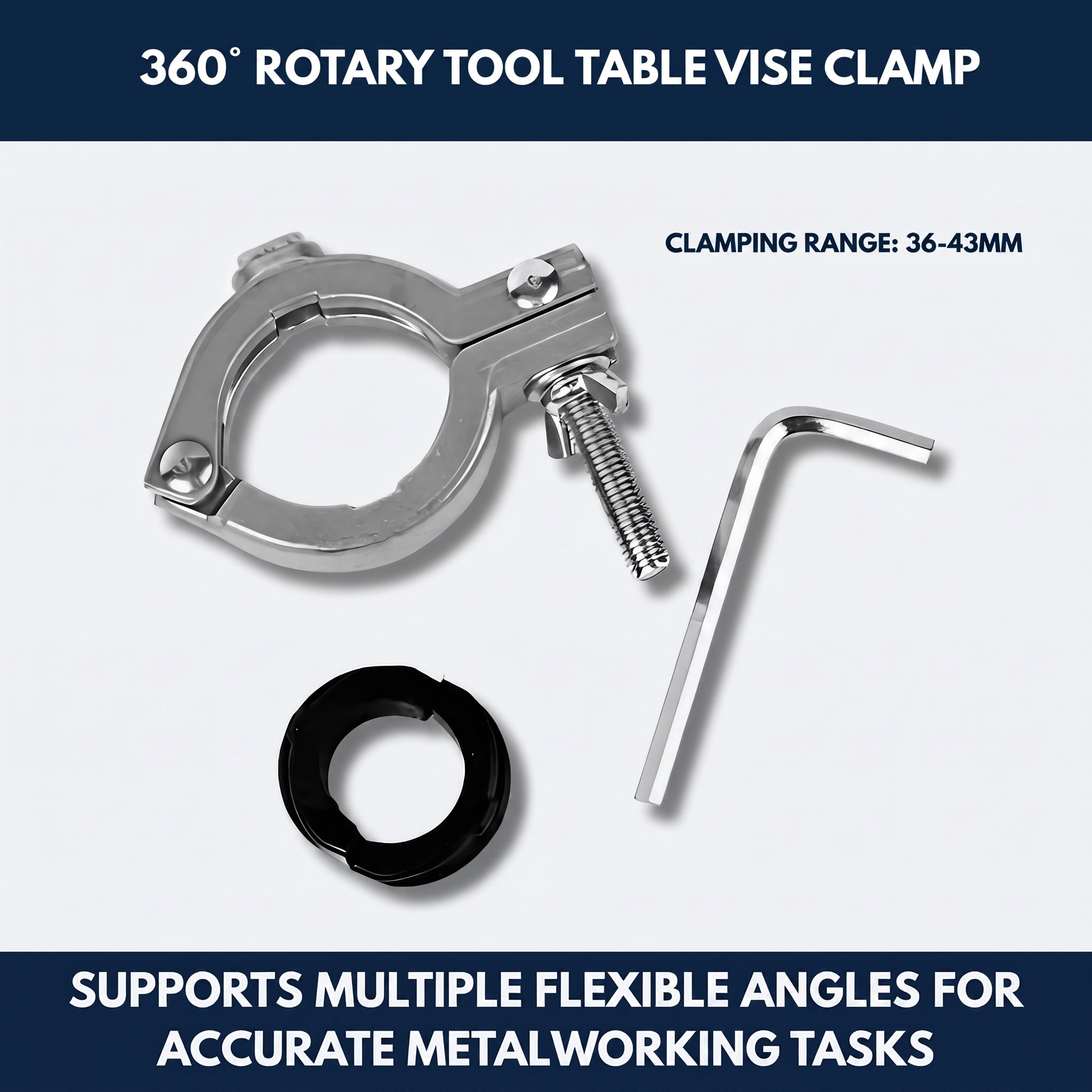 360° Rotary Tool Table Vise Clamp — QMT