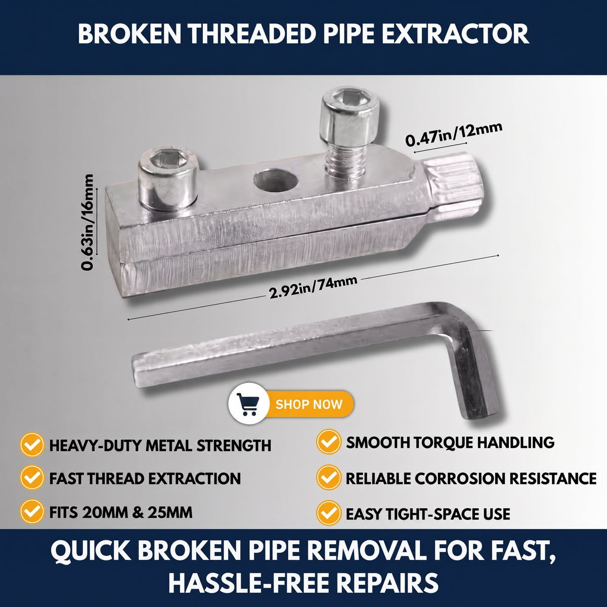 Broken Threaded Pipe Extractor