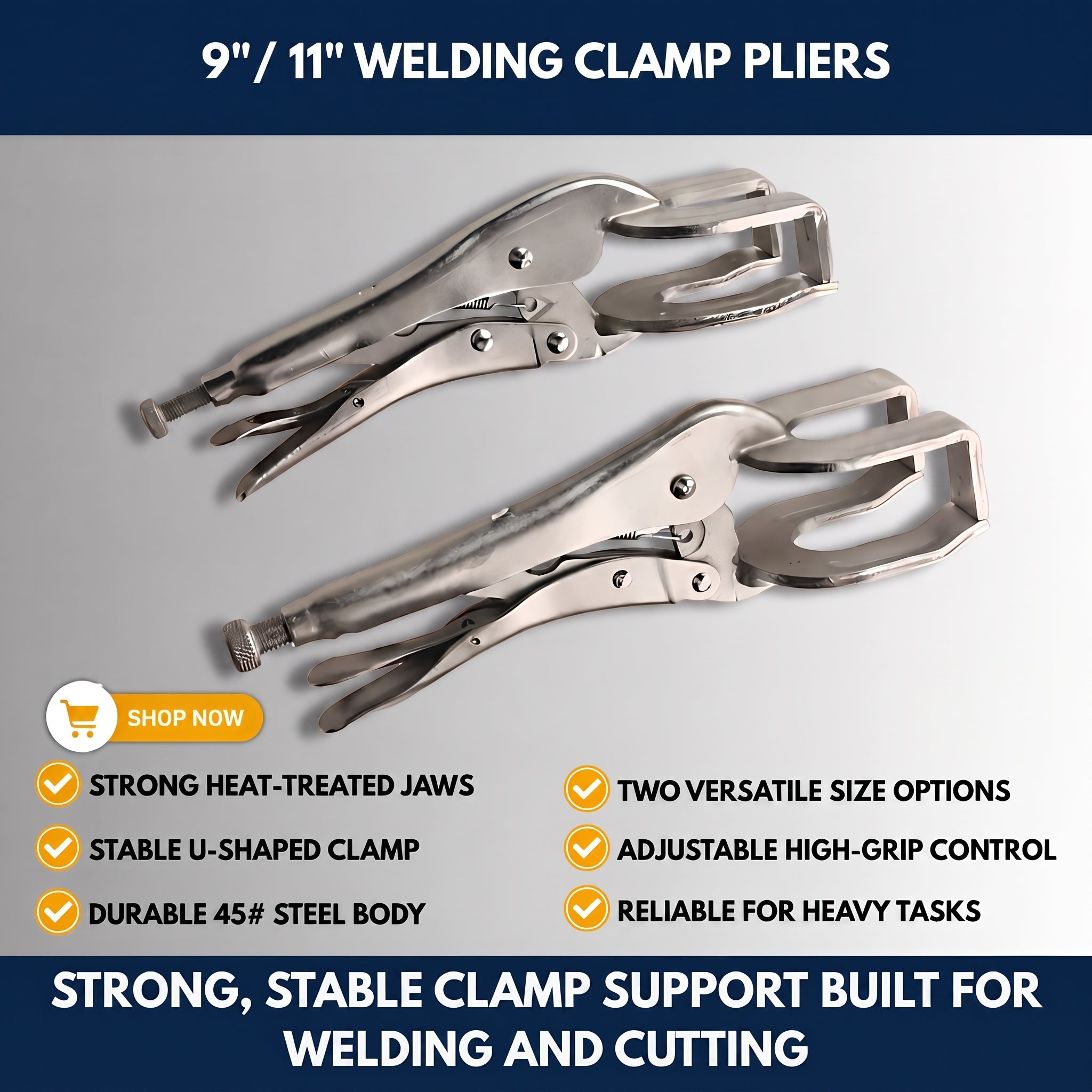 9"/ 11" Welding Clamp Pliers — QMT