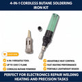 4-in-1 Cordless Butane Soldering Iron Kit