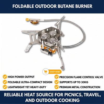 Foldable Outdoor Butane Burner