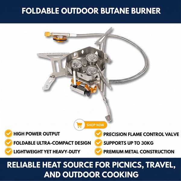Foldable Outdoor Butane Burner
