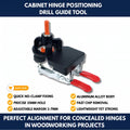 Cabinet Hinge Positioning Drill Guide Tool