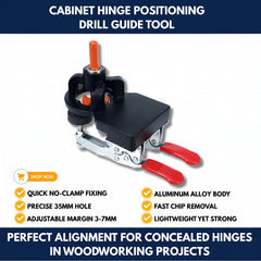 Cabinet Hinge Positioning Drill Guide Tool view 1