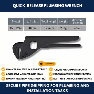 Quick-Release Plumbing Wrench