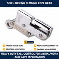 Self-Locking Climbing Rope Grab