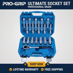 QuickMech™ 18-Piece Shock Absorber Strut Nut Socket Set view 1