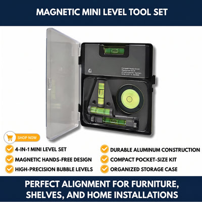 Magnetic Mini Level Tool Set