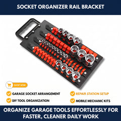 Socket Organizer Rail Bracket view 1
