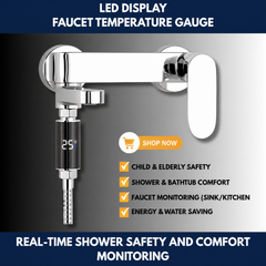 LED Display Faucet Temperature Gauge view 5