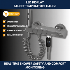LED Display Faucet Temperature Gauge view 8