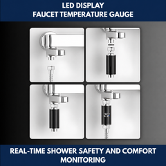 LED Display Faucet Temperature Gauge view 9