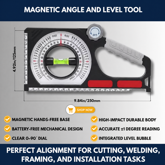 Magnetic Angle and Level Tool