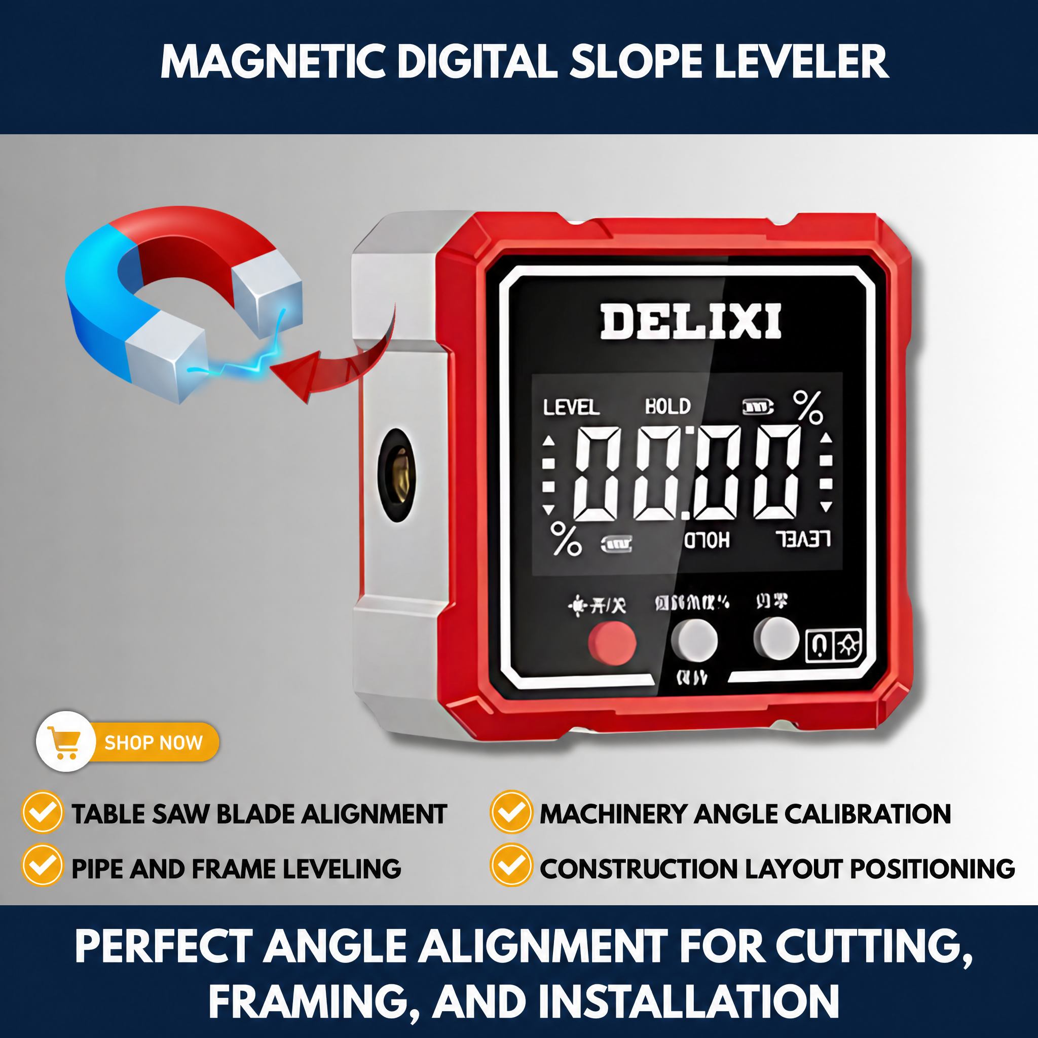 Magnetic Digital Slope Leveler