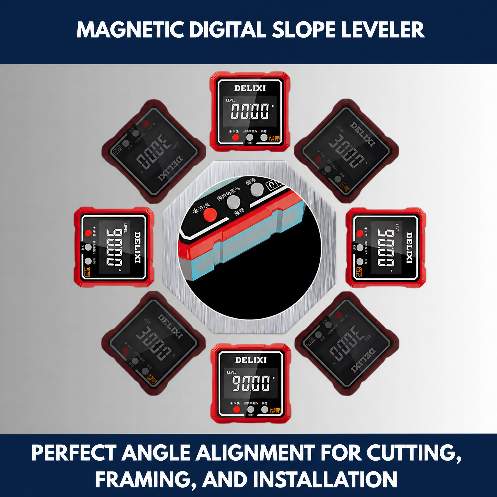 Magnetic Digital Slope Leveler