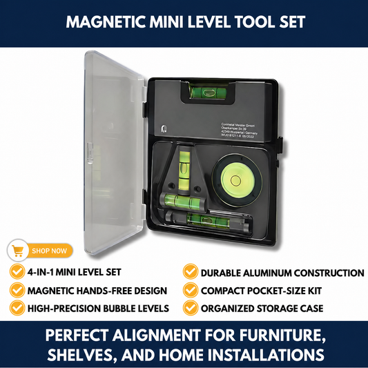 Magnetic Mini Level Tool Set