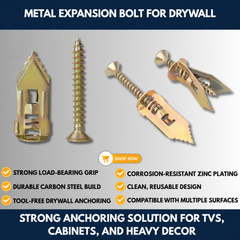 Metal Expansion Bolt for Drywall view 2