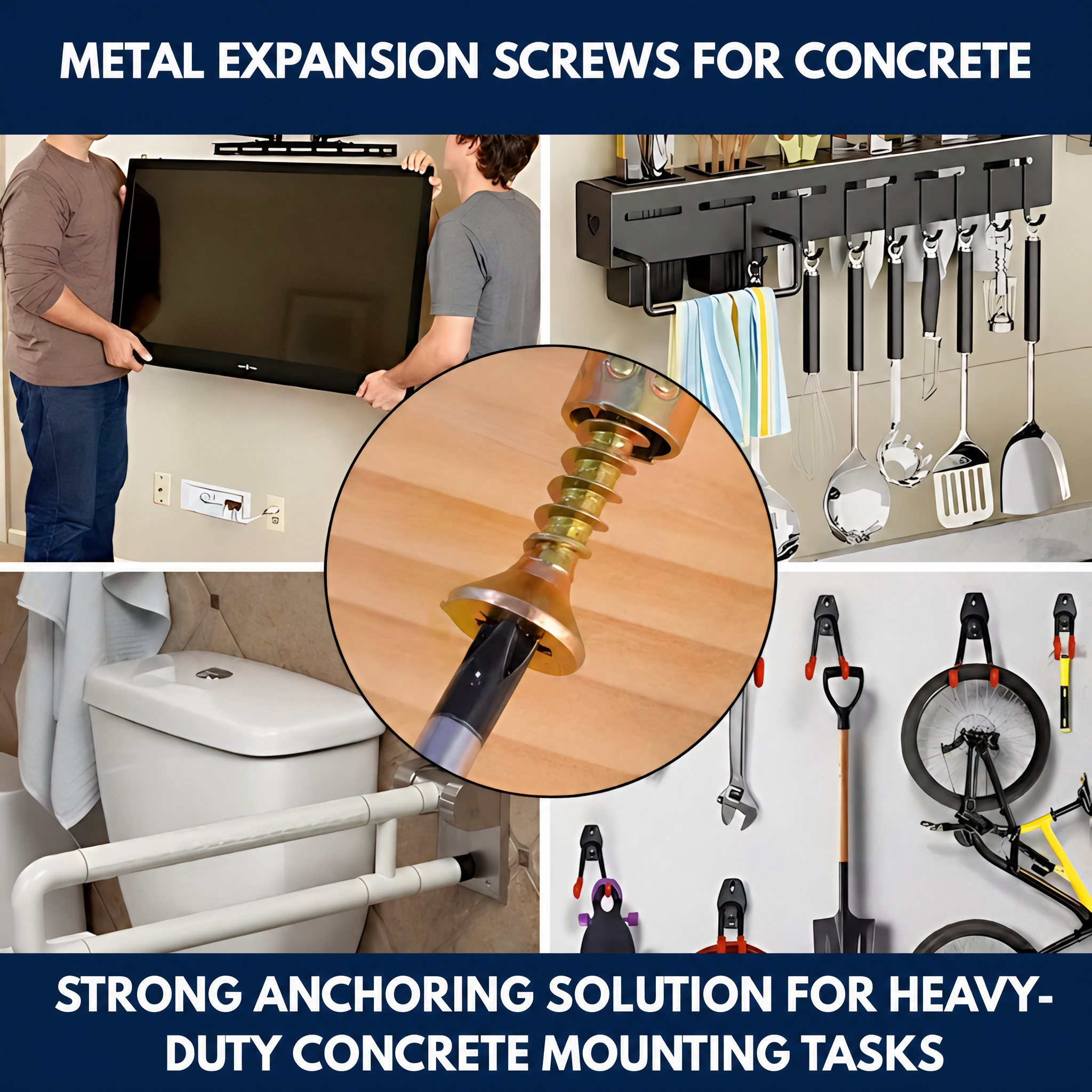 Metal Expansion Screws For Concrete