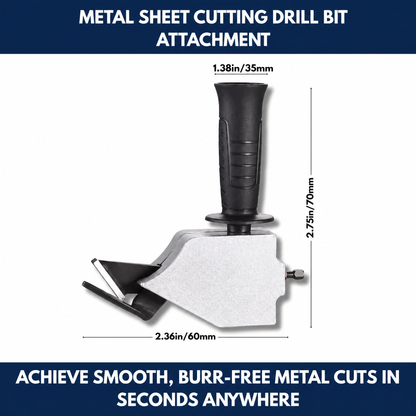 Metal Sheet Cutting Drill Bit Attachment