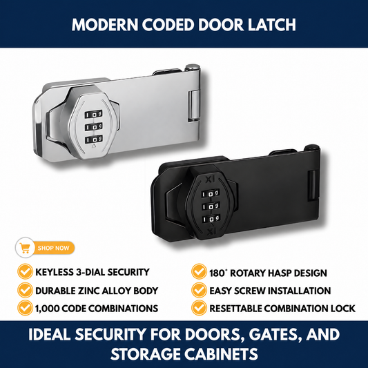 Modern Coded Door Latch