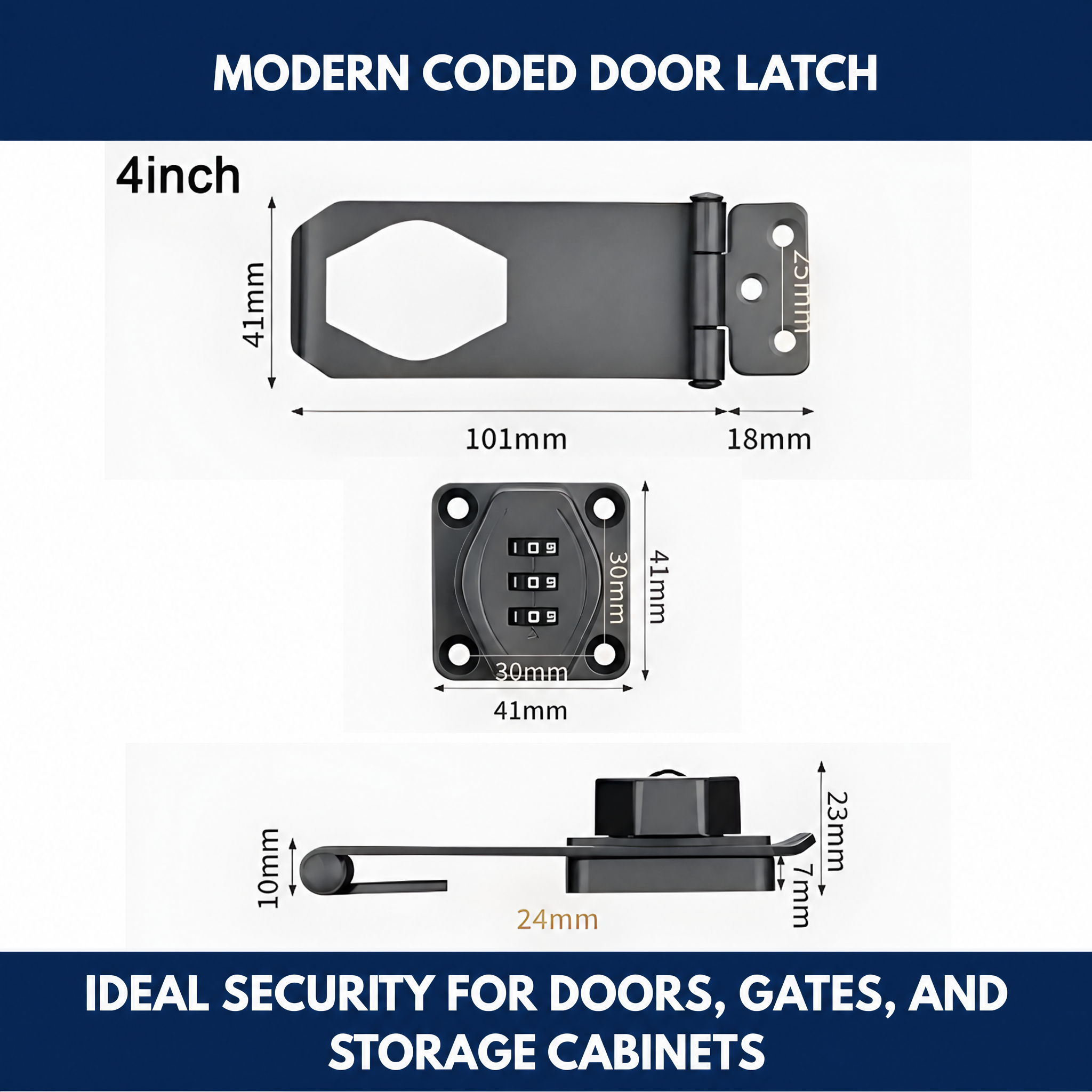 Modern Coded Door Latch
