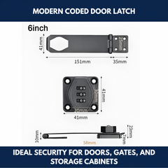Modern Coded Door Latch view 8