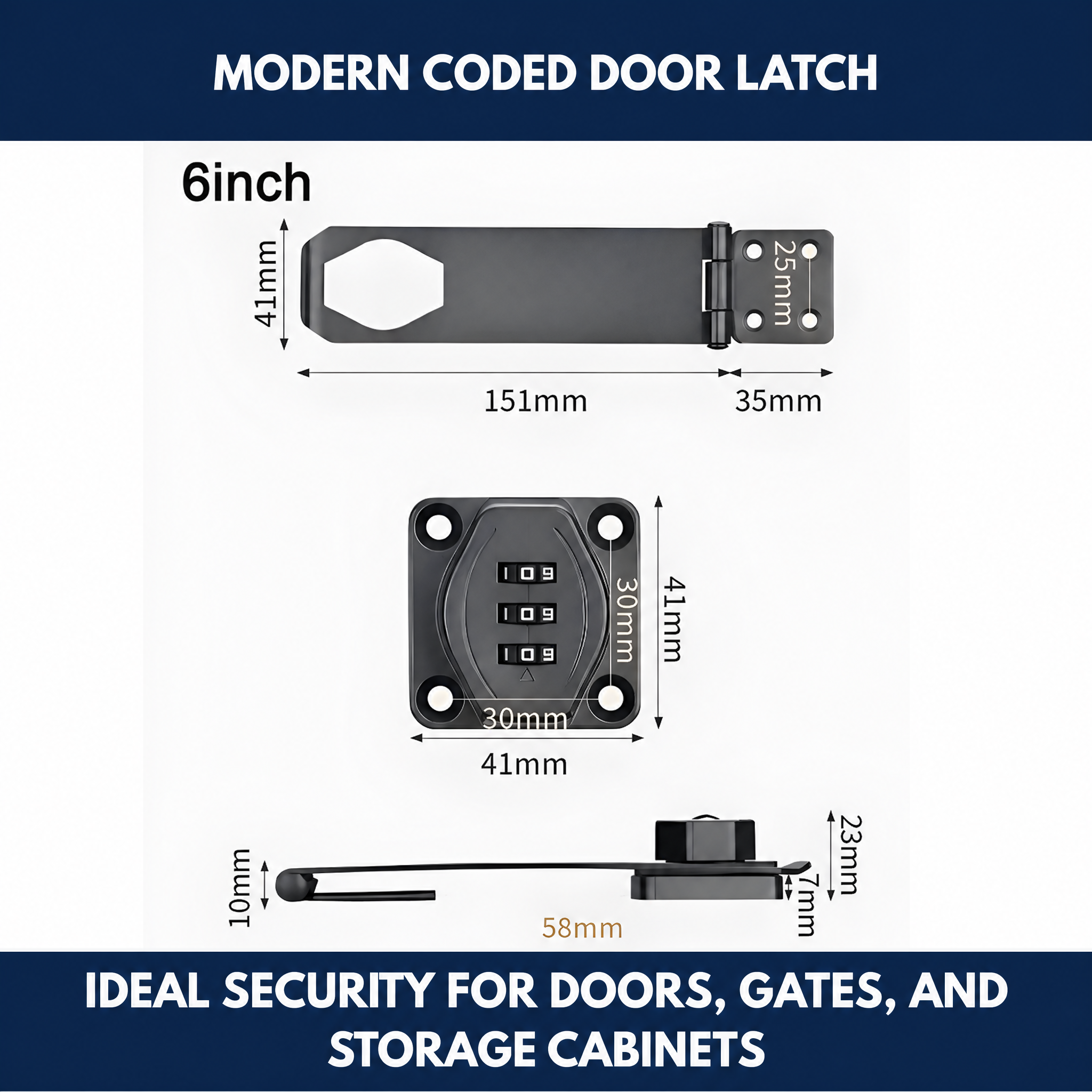 Modern Coded Door Latch