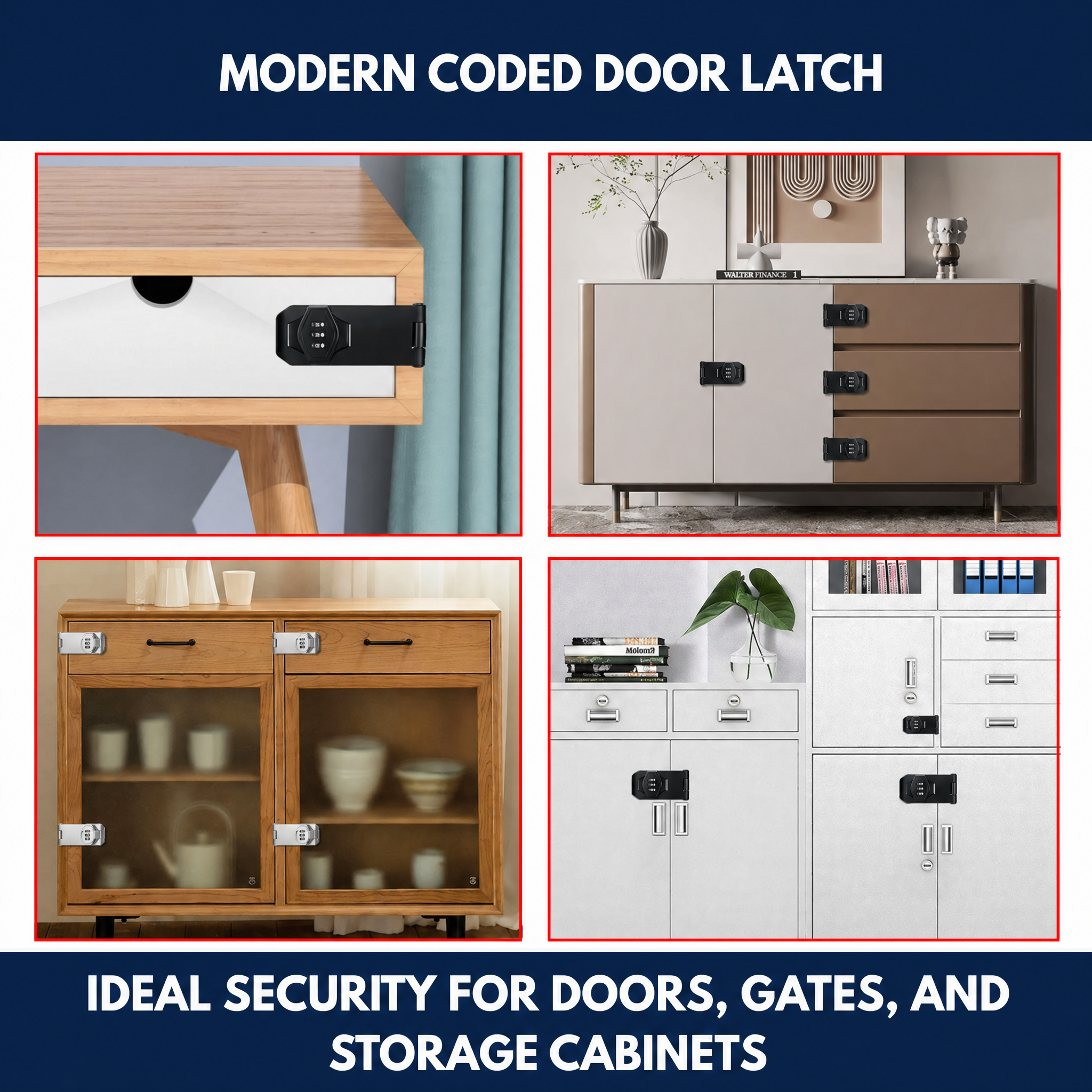 Modern Coded Door Latch