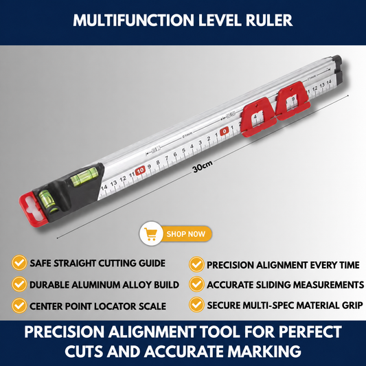 Multifunction Level Ruler