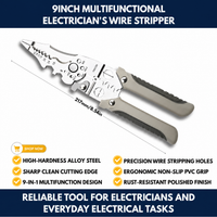 9" Multifunctional Electrician's Wire Stripper