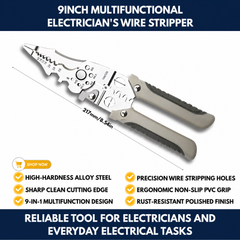 9" Multifunctional Electrician's Wire Stripper view 3