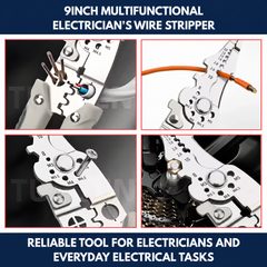 9" Multifunctional Electrician's Wire Stripper view 6
