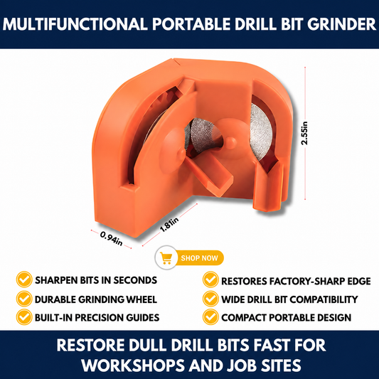 Multifunctional Portable Drill Bit Grinder