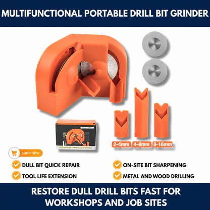 Multifunctional Portable Drill Bit Grinder