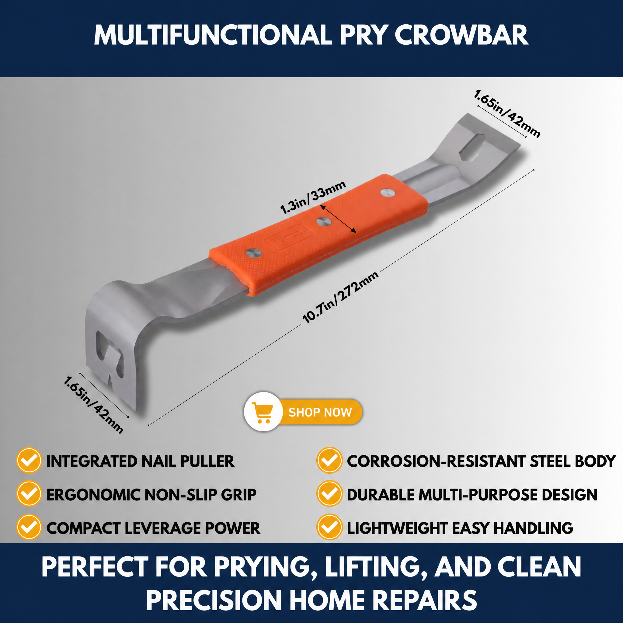 Multifunctional Pry Crowbar