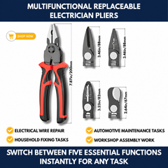 Multifunctional Replaceable Electrician Pliers view 4