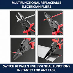 Multifunctional Replaceable Electrician Pliers view 5
