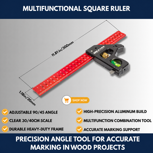 Multifunctional Square Ruler